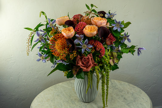 Garden Rendezvous  - Lush Garden-Style Luxury Flower Arrangement | Fresh Floral Delivery in Los Angeles, CA